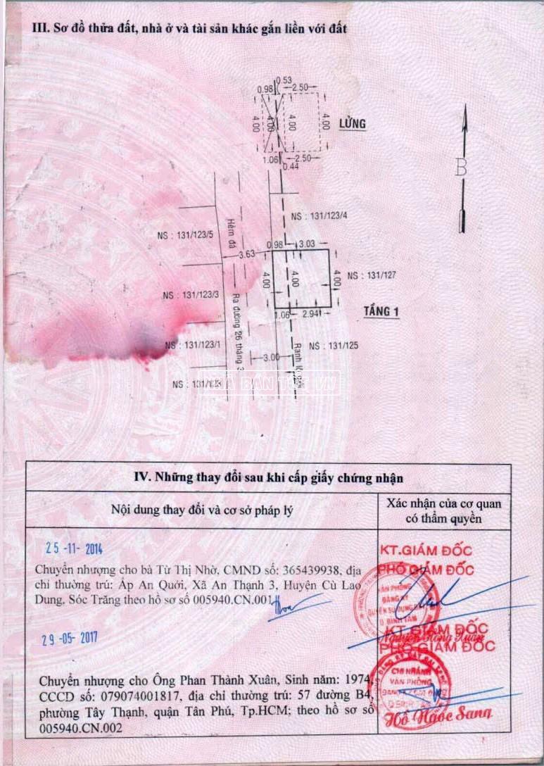 Bán nhà hẻm 131/ đường 26/3 Phường Bình Hưng Hòa 2 ban nha hem 131 duong 26 3 phuong binh hung hoa