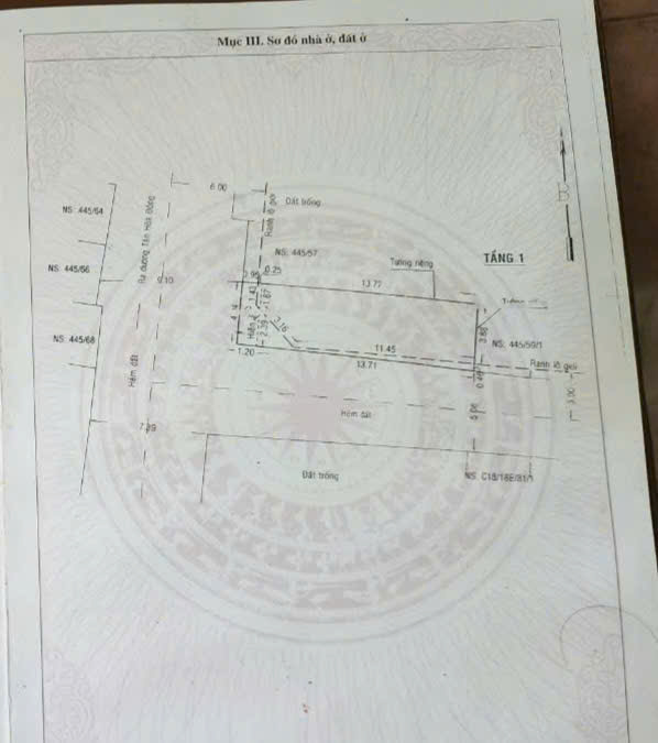 ban nha hxh 445 duong tan hoa dong phuong binh tri dong