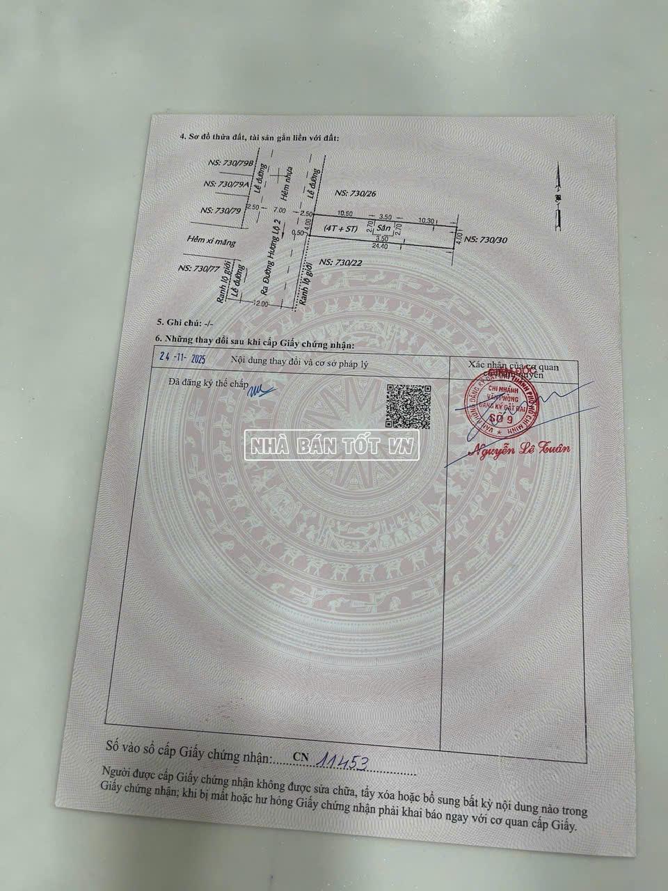 Bán nhà HXH 730/ đường Hương Lộ 2, Phường Bình Trị Đông 2 ban nha hxh 730 duong huong lo 2 phuong binh tri dong